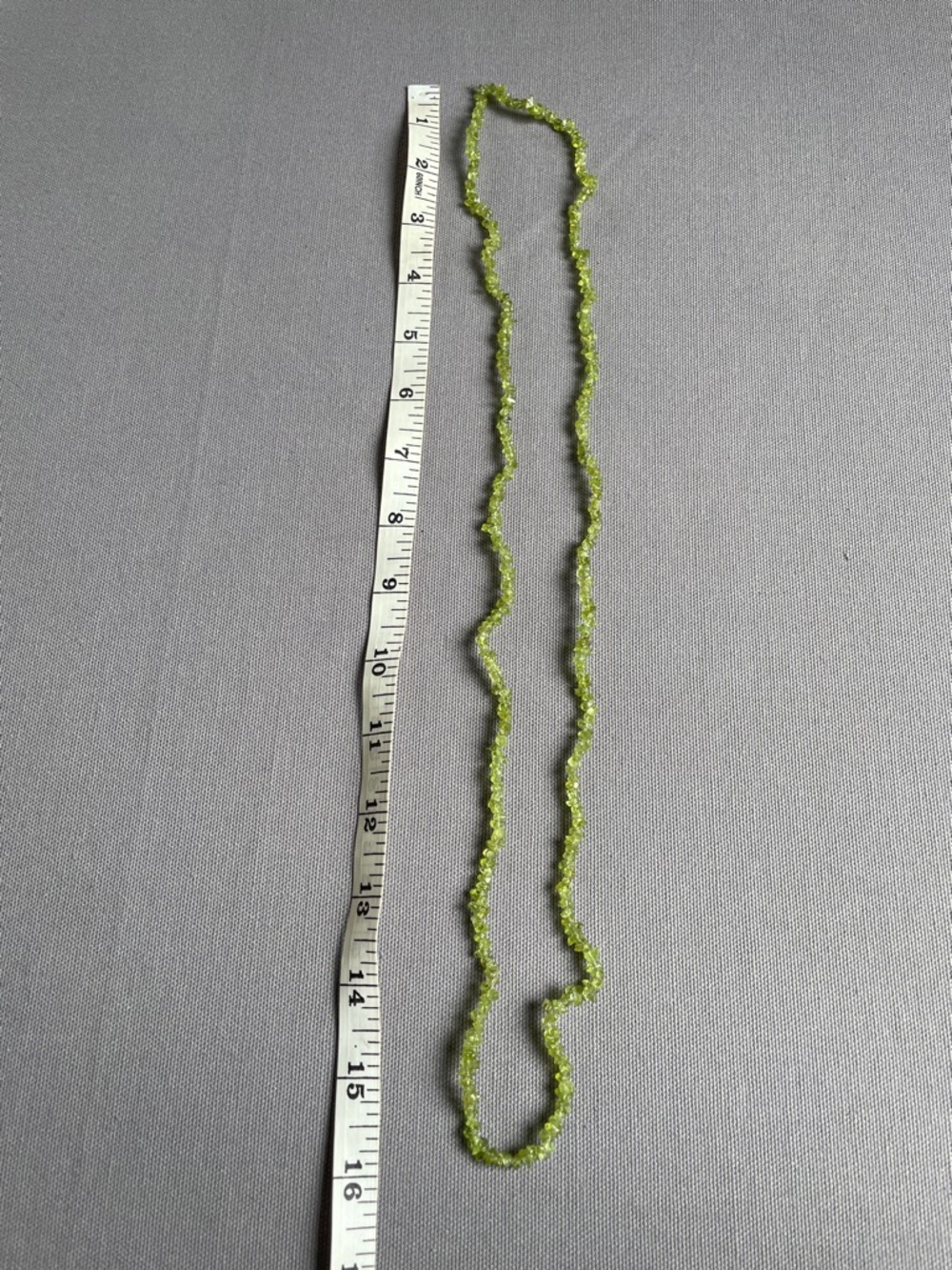 Peridot Chip Necklace - Picture 3 of 3